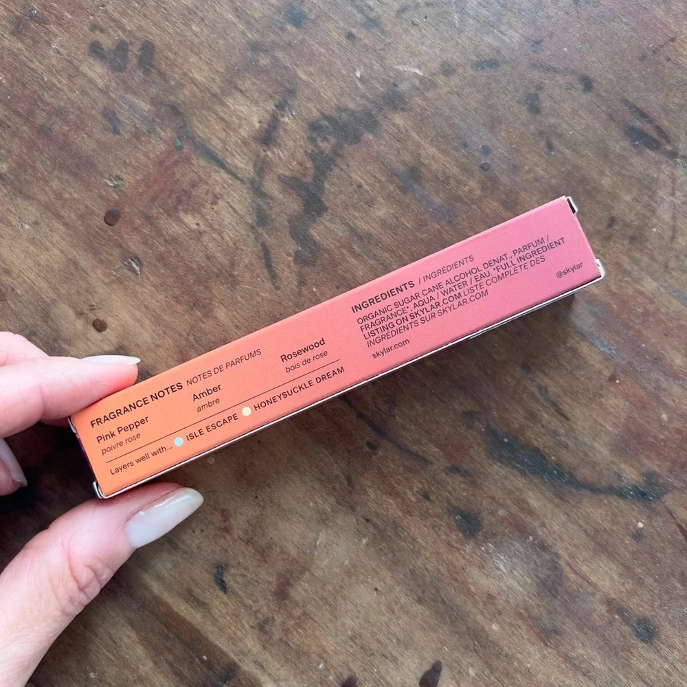 NWT Skylar roller ball Urban Rose perfume - Picture 4 of 6